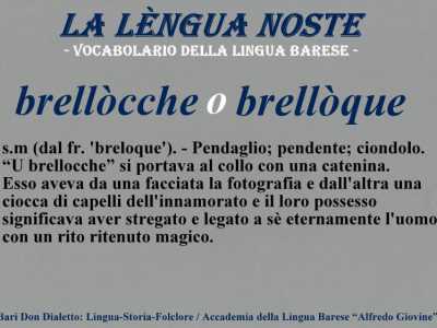I termini dimenticati del dialetto barese